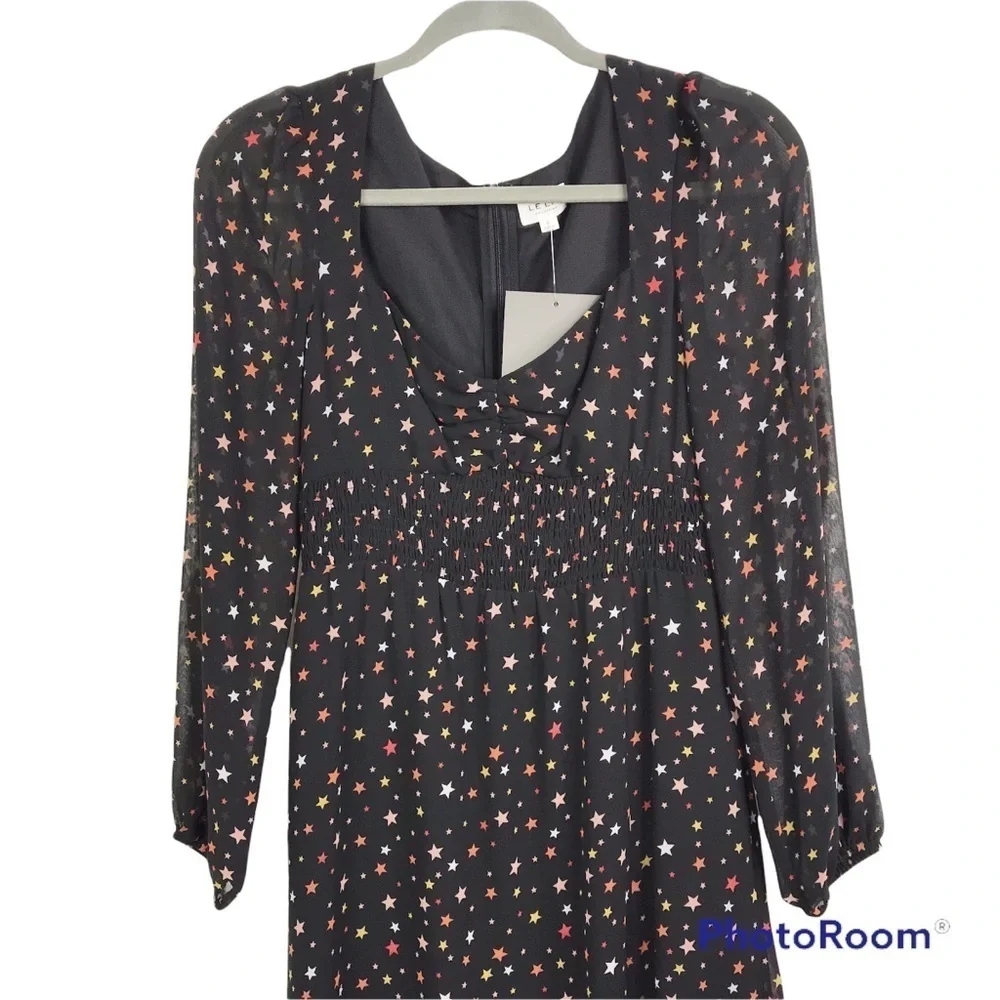 Le Lis Starry Nights black midi dress from Stitchfix size S NWT - Picture 5 of 10